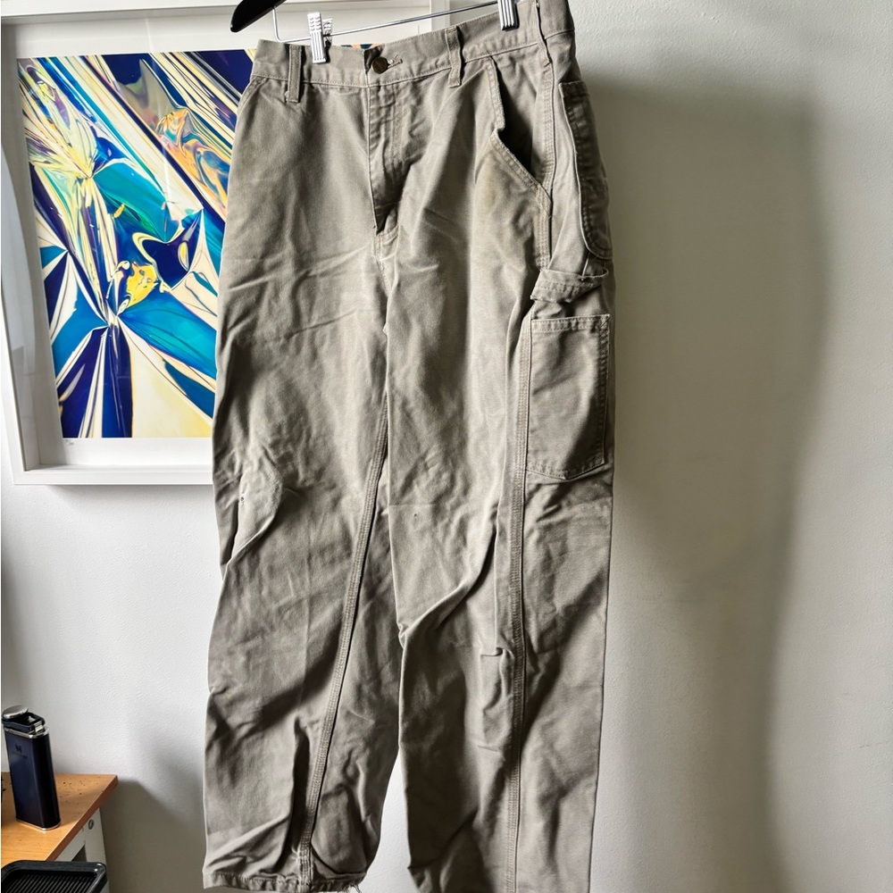 Carhartt Men's Gray Carpenter Pants